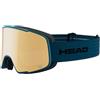 HEAD Unisex Adult Horizon 2.0 5K + Occhiali da Sci e Snowboard, Colore Oro/Petrolio, Taglia Unica