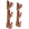 Wswqop Espositore per Spada da Parete, Espositore per Spada da Parete, Supporto Decorativo in bambù, Facile da Installare, Supporto per Spada Wakizashi, 3 Livelli