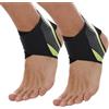 CAZSTYK Tutore ergonomico per caviglia, regolabile, traspirante, protezione per le articolazioni, per corsa, escursionismo, basket, calcio, allenamento rinforzato