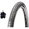 CST 1 COPERTONI + 1 CAMERE D'ARIA NERO C-1446 (47-507) 24 X 1.75 PER BICI BICICLETTA CITY BIKE ELETTRICA E-bike Approved 25 km/h