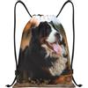 YWSOTRE Bovaro del Bernese, Zaino con coulisse Borsa a tracolla unisex Borsa da palestra sportiva Zaino casual con coulisse