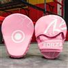 FORZA Colpitori Boxe | Durevoli Guantoni Da Boxe In Pelle Pu Con Imbottitura In Schiuma Antiurto Suprema - Ideale Per Allenamento Boxe, Kickboxing & MMA [Paia] (Rosa)