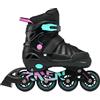 RAVEN Pattini in linea Inline Skates per bambini e adulti OPZIONALE 2in1 con Pattini da ghiaccio regolabili (Oxen Black senza pattini, 42-45 (27,5cm-30,5cm))