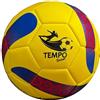 MONDOGIOCHI Pallone da Calcio Cucito Misura Regolare N.5 Ufficiale, Palla Calcio per Bambini e Adulti, Design gialloblu, Ideale per Allenamento e Gioco Amatoriale, Pallone in PVC (TS-2018)