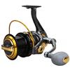 HiXB Mulinello da Pesca Mulinello Rotante 12 + 1bb 8000 9000 10000 11000 Robusto E Durevole Facile da Piegare Buona qualità E da Viaggio Indispensabili,10000