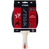 Stiga React 2-Stelle Racchetta da Ping Pong, Nero/Rosso