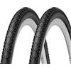 ECOVELO 2 COPERTONI KENDA 26 X 1.50 (40-559) PNEUMATICI SLICK MTB MOUNTAIN GOMME BICI TREKKING STRADALE IBRIDA