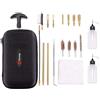 Tryway Kit per la pulizia della pistola. 22 .357/.38/9mm .40 .45 Cal, Pennello in bronzo e spazzole in nylon con custodia per il trasporto Kit per la pulizia della pistola (Cilindrico)