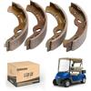 10L0L Confezione da 4 Ganasce Freno E-Z-Go Medalist/Txt Golf Cart 97+ Workhorse 96+ Yamaha G2-G22 94-06