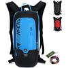 Ticktock Ong Zaino impermeabile per la corsa in bicicletta in esecuzione escursionismo mountain bike sci snowboard, zaino respirabile per gli sport all'aperto Camping / 10L (blu)