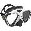 Mares X-Wire, Maschera da Immersioni in Silicone, Adulto, Unisex, Nero e Bianco
