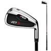 CUTSKY #5/#6/#7/#8/#9/#PW/#SW Golf Club Ferro con canna in carbonio/acciaio - Ferri da golf professionali per uomini e donne - per destrorsi (con asta in carbonio, #6)