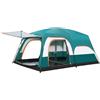 TentHome Tenda da Campeggio 3-5 Posti Alta Grande Due Stanze, Tenda Famiglia Glamping Luxury, Impermeabile, Portatile(380 * 260 * 200cm/3-5 persone)