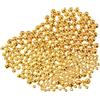 HONMEET 300 Pezzi Perline da Pesca Oro in ABS per Legatura Mosche, Stopper Rotondi 3-5mm, Facili da Trasportare per Pesca Sportiva e Mare