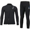 GUOCU Muta Subacquea Intera Uomo in Neoprene 3mm - Set 2 Pezzi Muta Sub con Mute Giacca Top Manica Lunga e Pantaloni da Sub,Stretch Wetsuit con Cerniera per Nuoto, Surf & Sport Acquatici 3XL