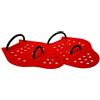 Malmsten - Palette da Nuoto Unisex, Taglia L, Colore: Rosso
