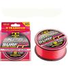 generico filo pesca surfcasting trabucco xps surf fp metri 600 alta visibilita rosso mare (0,22)