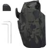 ACEXIER Fondina Tattica per Pistola Sinistra Destra per G1ock 17 20 21 22 31/H&K VP40 45/S&W M&P 22 45 9mm/SIGP225/Taurus PT24 PT809 PT840 (Right-BCP)