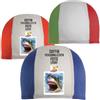 PELUSCIAMO Cuffia Piscina Poliestere | Personalizzabile con Stampa Di Loghi e Nomi | Cuffie Per Nuoto Personalizzate PS 10612-BS