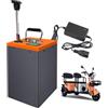 WSDAV Batteria agli ioni di Litio 48V 60V 72V Pacco Batteria al Litio 20Ah 25Ah 30Ah 40Ah 50Ah 60Ah per Motore 0-3600W con Caricabatterie