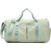 Hixingo 45L Borsa Palestra con Scomparto per Scarpe, Borsone Viaggio Borse Piscina Sportiva Duffel Bag per Uomo Donna Pieghevole Borsa a Tracolla Campeggio Sport Fitness (45L,Verde militare)