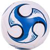 kesurpae Pallone da calcio durevole di dimensione 5 per allenamenti di calcio giovanile. La camera d'aria in gomma per partite in PVC offre un'eccezionale ritenzione dell'aria, bianco blu
