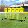 FORZA Carrello per Manichini - Trolley per Manichini da Calcio con Manico E Ruote Pneumatiche | Attrezzatura da Allenamento Calcio | Trolley per Manichino Calcio