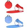 VR VETRINEINRETE Vetrineinrete® Stuoia da Spiaggia con Parasole richiudibile Montaggio Pop up per Mare Piscina e Campeggio con Borsa per Il Trasporto in Vari Colori A81