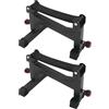 YOICUATGNA Deadlift Jack Supporto per bilanciere - Robusto sollevamento bilanciere - piattaforma di sollevamento regolabile - carico semplice di 300 kg, per casa, palestra, sollevamento pesi, nero