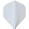 COSMO DARTS Plumas fit flight 6 unid. standard blanca