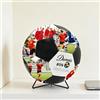 GMDLSK Pallone da Calcio Personalizzato con Foto e Nome Papà, Figlio, Allenatore - Compleanno, Natale, Laurea, Anniversario - Souvenir Calcistico