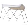 Hellery Tendalino Gonfiabile per Barche, Tendalino Canotto Gonfiabile Installazione Facile e Veloce, Accessori Gommone Resistente, 160 x 120 Cm