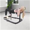 Tenddya Calza dell'anca pieghevole per casa, trainer per glutei, per hip trust e glutine, attrezzo per allenamento fianchi con telaio in acciaio, piattaforma antiscivolo e fasce di resistenza, fino a 150 kg