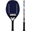 Top Ring Racchetta Beach Tennis Blue Fluo Logo - 100% Kevlar - Spessore 22 mm.