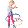 hoopomania Hula Hoop colorato per Bambini [Ø60cm - Rosa-Rosa] Cerchio da Ginnastica per Bambini da 3 Anni