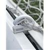 KEEPER CLIP Ganci per rete da calcio, tipo aperto, per porte da calcio con canale da 8 mm o 12 mm, fissaggio Twist Fit, confezione da 60