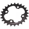 Yuanpgky Corona singola per bici 22T 24T per 104BCD 64 mm per BCD in acciaio al carbonio a denti stretti e larghi design leggero per anello per bici da strada e mountain bike (24T)