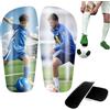 AuraWeave Parastinchi da Calcio Personalizzati per Bambini e Adulti, Personalizzabili Protettivo Parastinchi Antiscivolo con Foto e Nome, Resistenti e Comodi, Indispensabili per i Giocatori di Tutti i Livelli