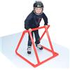 Base Bambini, Pattini, Aiuto per Imparare a Pattinare, Hockey su Ghiaccio, Pattinaggio Artistico, Colore: Rosso, 63,3x72,2x72,2cm