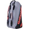 Babolat, Borsa per racchetta Pure Strike, design elegante e ideale grazie alla sua grande capacità, è comoda e durevole, un accessorio sportivo pratico e versatile, Grigio/Rosso Fluo, unica, Sport
