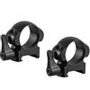 Gexgune 2 anelli per cannocchiale in acciaio da 25,4 mm, sgancio rapido, profilo basso/medio/alto, adatti per guide da 20 mm per cannocchiali da caccia, laser e torce elettriche (Medium)