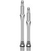 Target Darts TARGET Freccette Unisex fisse Sottili in Titanio Flight System, Argento, 26 mm