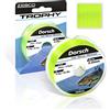 Zebco Trophy - Lenza da pesca monofilamento per merluzzo di qualità, 0,30 mm, 6,9 kg, colore: Giallo fluo