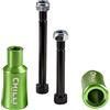 Scooters Chilli Barrel Stunt Scooter Pegs Tret Roller Grind barre con assi + adesivo Fantic26 (blu)