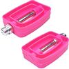 cyclingcolors pedali bicilette bambino bici bimbo 60x80mm nylon movimento 9/16 universale, Rosa