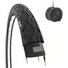 ECOVELO COPERTONE 26 X 1.50 (40-559) + CAMERA D'ARIA PNEUMATICO NERO CITY BIKE TREKKING BICI IBRIDA STRADALE