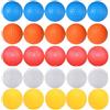 BESPORTBLE 30 Palline da Golf da Allenamento in Pp Pallina Cava Non Porosa per Pratica Indoor Design Colorato per Esercizi in Casa e Cortile