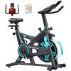Toputure 2026 Toputure Cyclette da Casa con App, Cyclette con 100 Livelli di Resistenza, Volano da 15 kg, Sistema di Ammortizzazione, Schermo LCD e Sensore di Frequenza Cardiaca, Supporta fino a 160 kg