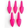 Generico Kit 5 Piombi da Pesca Fosforescenti Pink Alta Luminosità Sporten con Gancio Inox Piombo Surf Casting Pesca a Fondo PM Fishing 80-100-125-150 gr Surfcasting Mare Bolentino Glow (80gr 5pz)