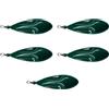 Generico Piombi Plastificati Pesca Surfcasting Carpfishing Bolentino Trilobe con Girella (gr. 100)